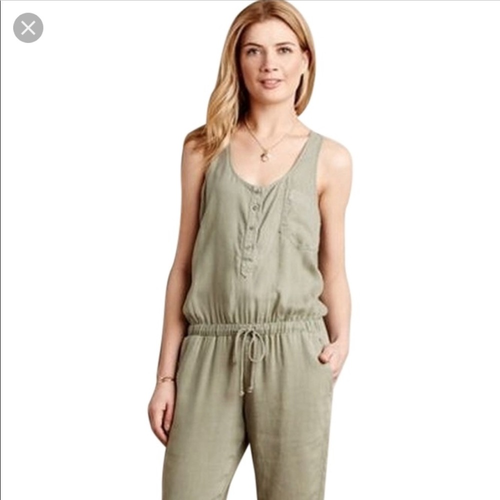 Anthropologie Cloth and Stone drawstring jumpsuit